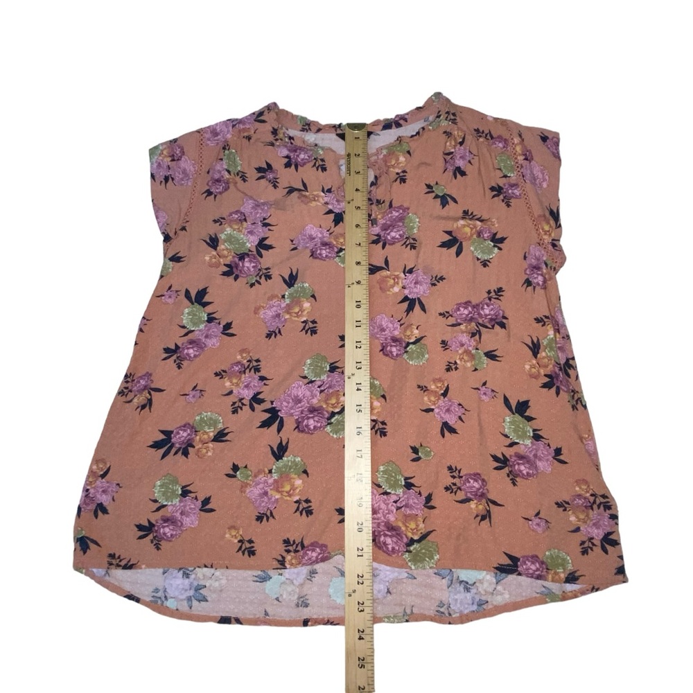 Buffalo David Bitton Floral Multi Color Viscose Top Blouse - Women’s Small - Picture 3 of 13